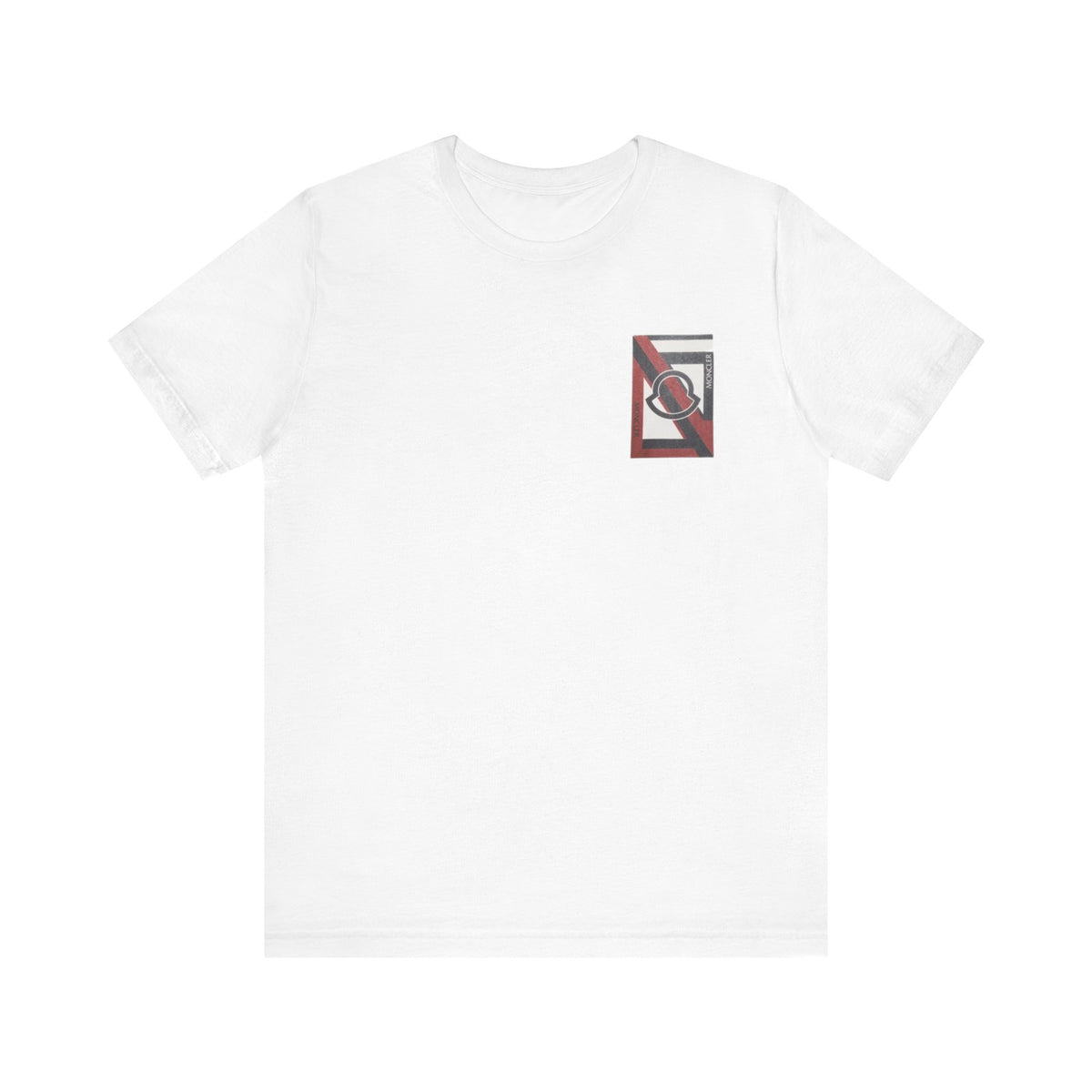 Moncler Genius Collab Tee , Unisex , White and black