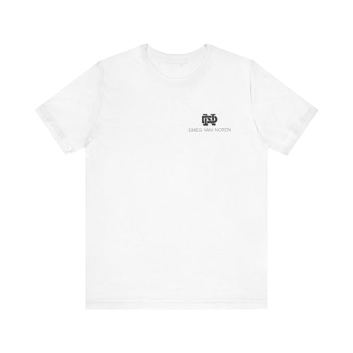 Dries Van Noten Floral Tee , Unisex , White and black