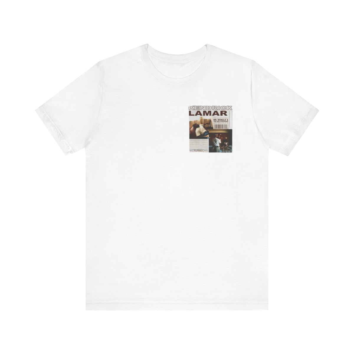 Kendrick Lamar Mr. Morale Tee, Unisex , White and black