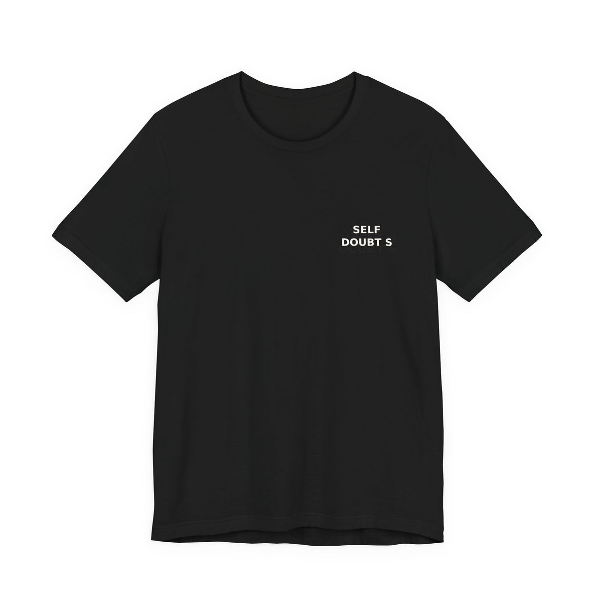 ASSC Self Doubts Tee , Unisex , Black and White