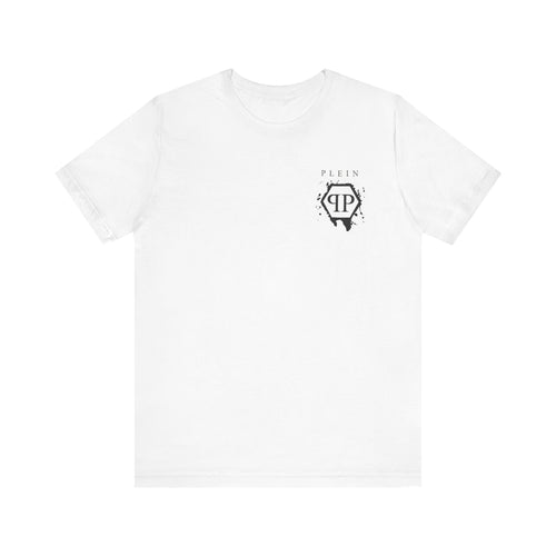 Philipp Plein Graffiti Logo Tee,  Unisex , White and black