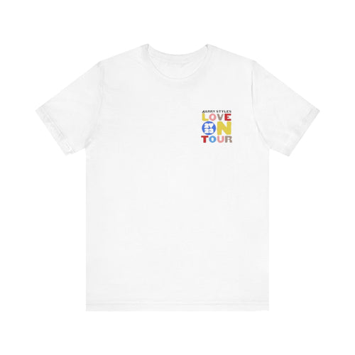 Harry Styles Love On Tour Tee,  Unisex , White and black