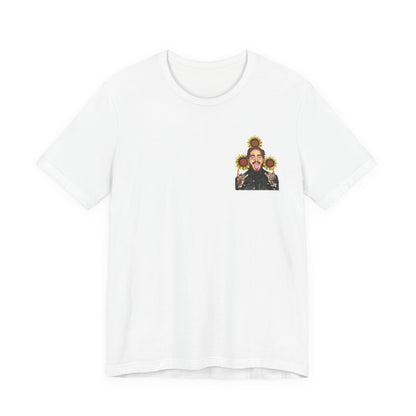 Post Malone Smile Tee, Unisex , White and black