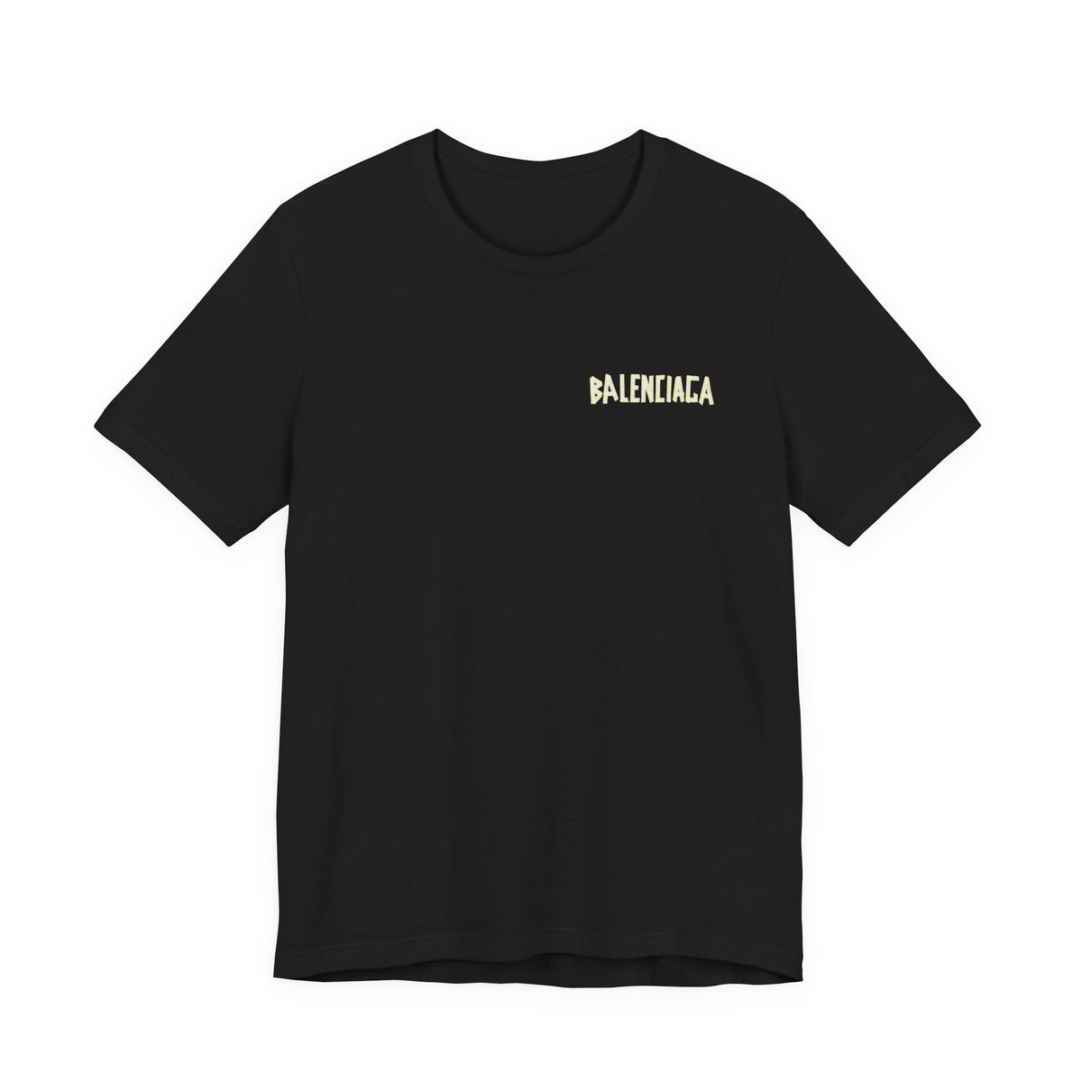 Luxury Streetwear Inspired Graphic Tee , Unisex , white and black