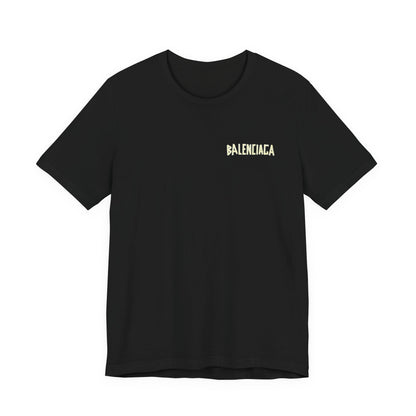 Luxury Streetwear Inspired Graphic Tee , Unisex , white and black