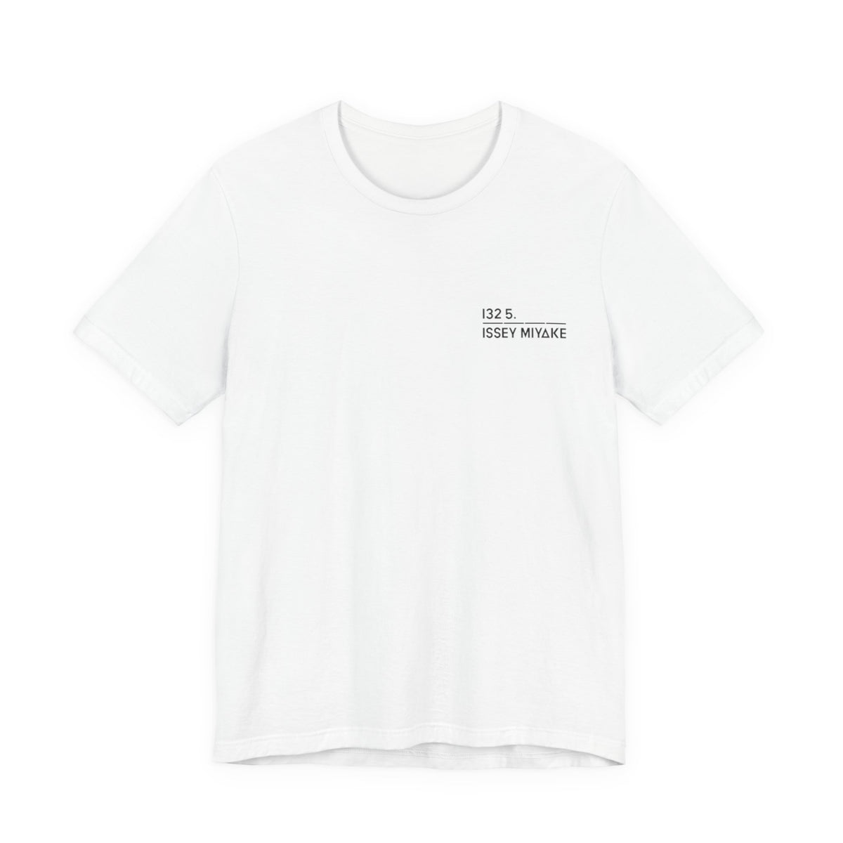 Issey Miyake Basic Logo Tee, Unisex , White and black