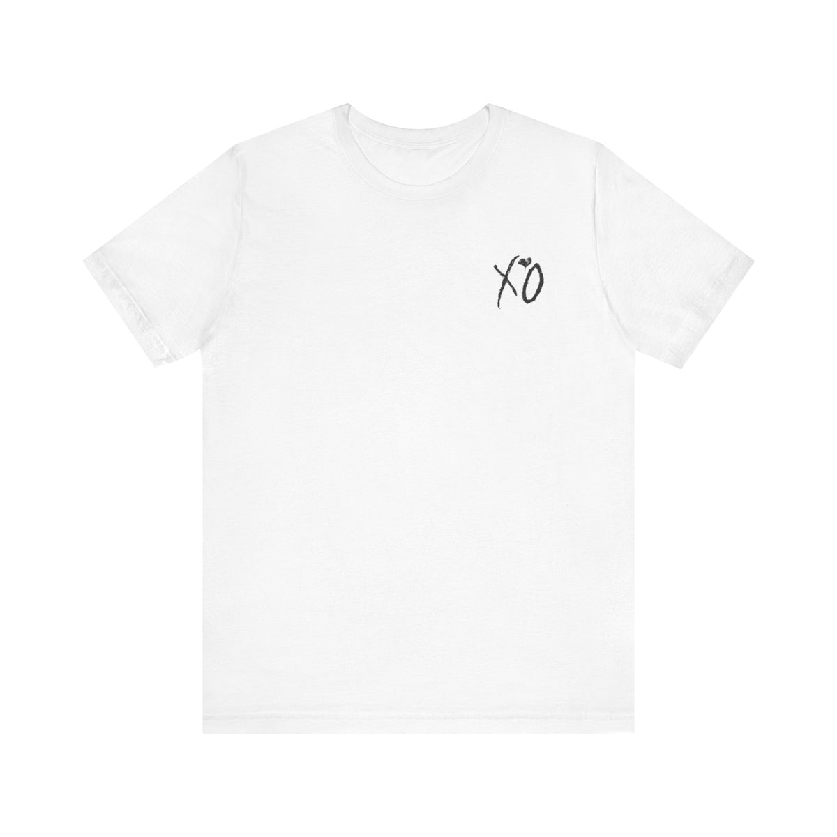 XO Kiss Land Tee  ,  Unisex , White and black