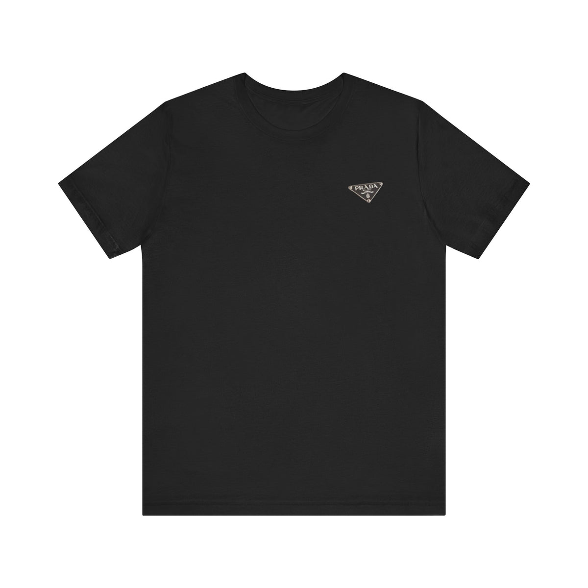 Prada Re-Nylon Tee , Unisex , White and Black