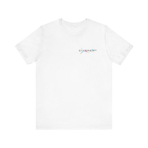 Givenchy Paris Tee ,  Unisex , White and Black