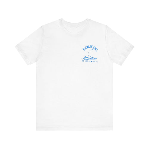 NewJeans Attention Tee , Unisex , White and black