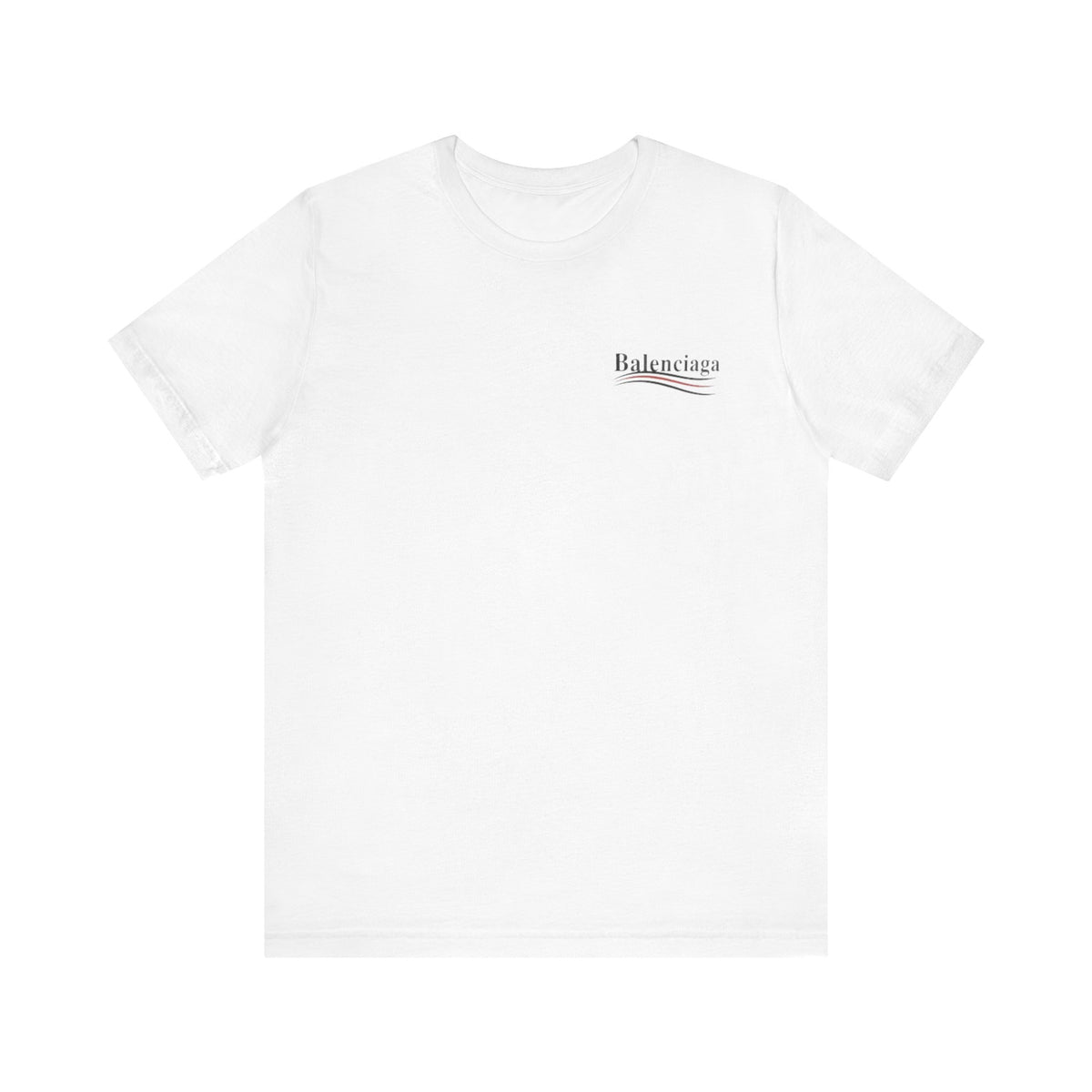 Balenciaga Political Campaign Tee ,  Unisex , White and Black