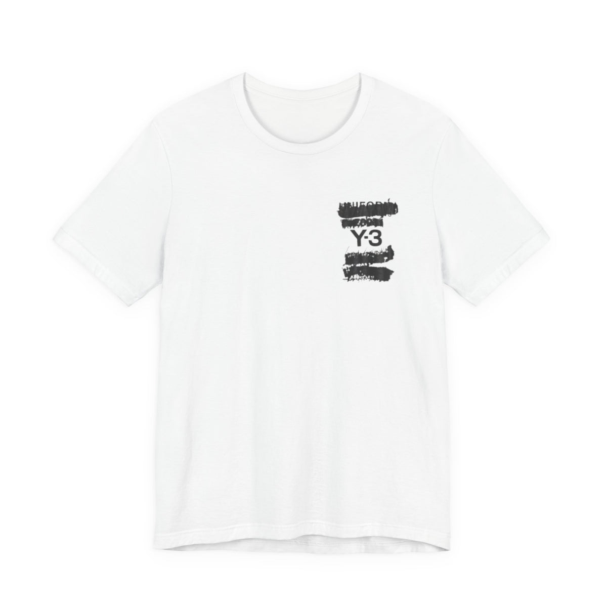 Y-3 CH1 Graphic Tee , Unisex , White and Black