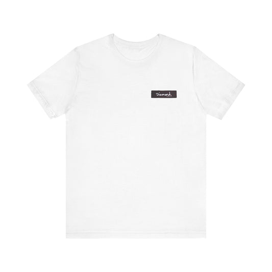Diamond OG Script Tee , Unisex , Back and White