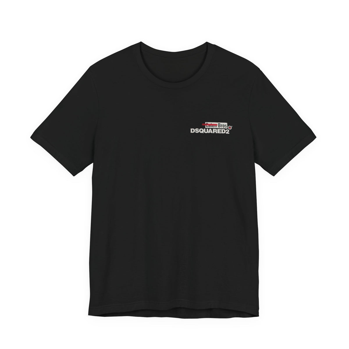 Dsquared2 Caten Brothers Tee , Unisex,  White and black