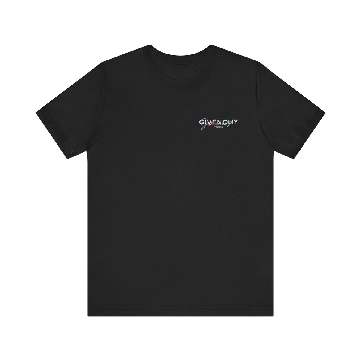 Givenchy Paris Tee ,  Unisex , White and Black