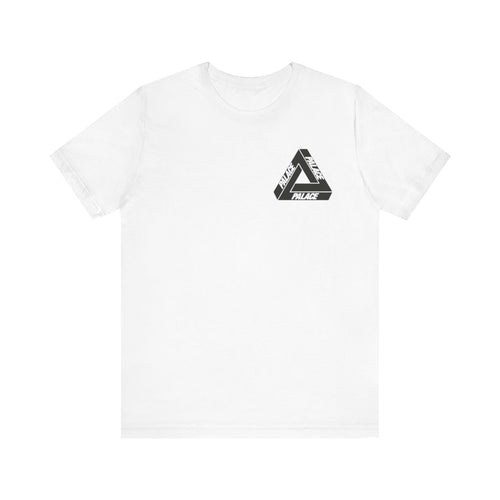 Palace Shell Corp Tee , Unisex , Black and White