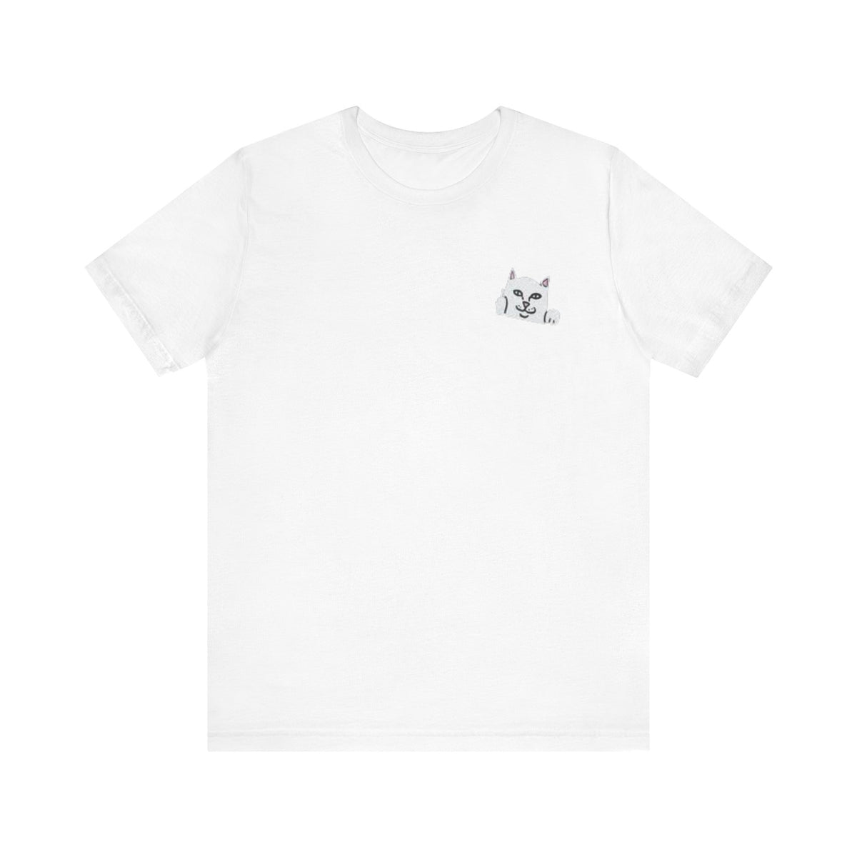 Ripndip Peeking Nermal Tee , Unisex , White and Black