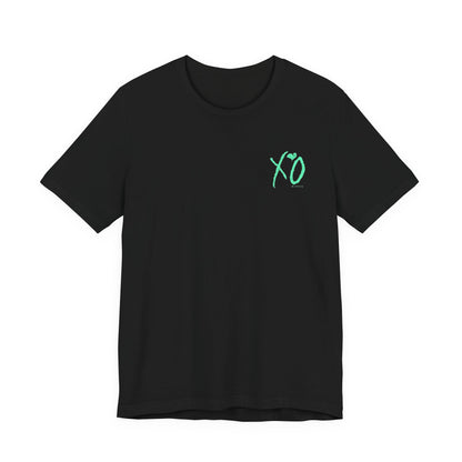 XO Kiss Land Tee  ,  Unisex , White and black