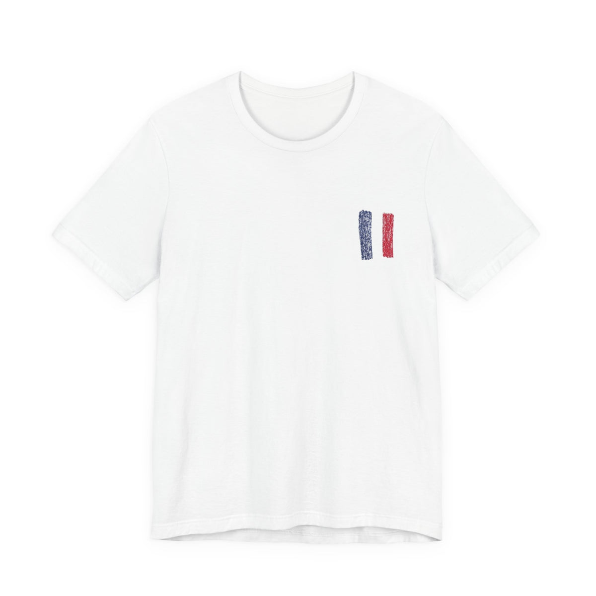 Moncler Flag Tee ,  Unisex , White and black