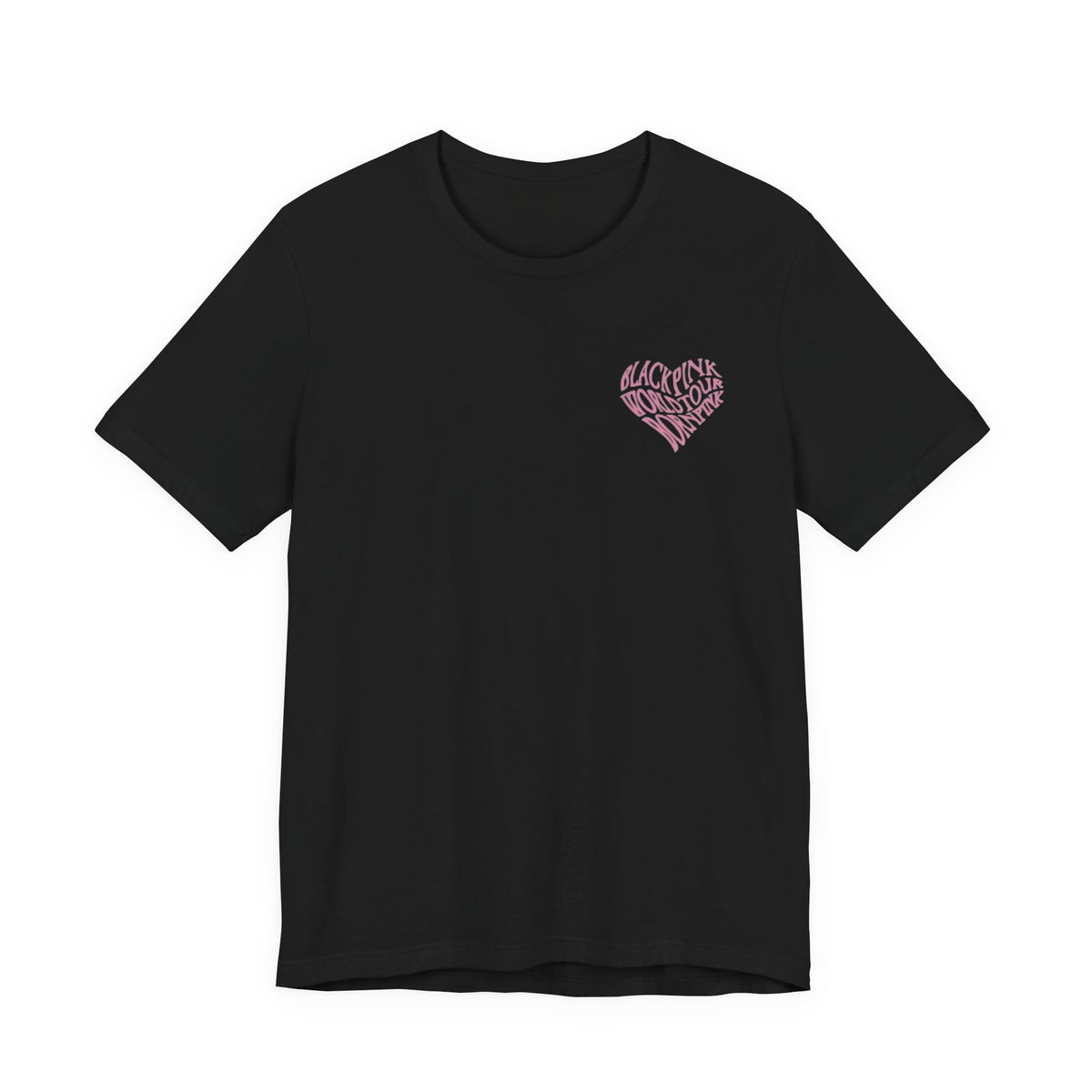 K-Pop Girl Group Inspired Pink Era Tour Tee - Unisex , White and black