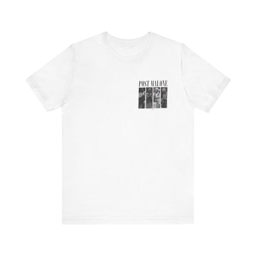 Post Malone Hollywood’s Bleeding Tee , Unisex , white and black