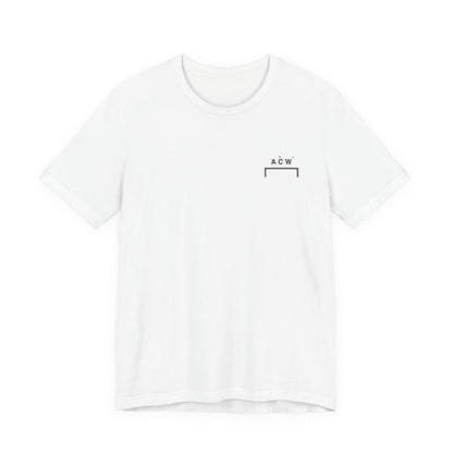 A-COLD-WALL* Bracket Tee ,  Unisex , White and Black