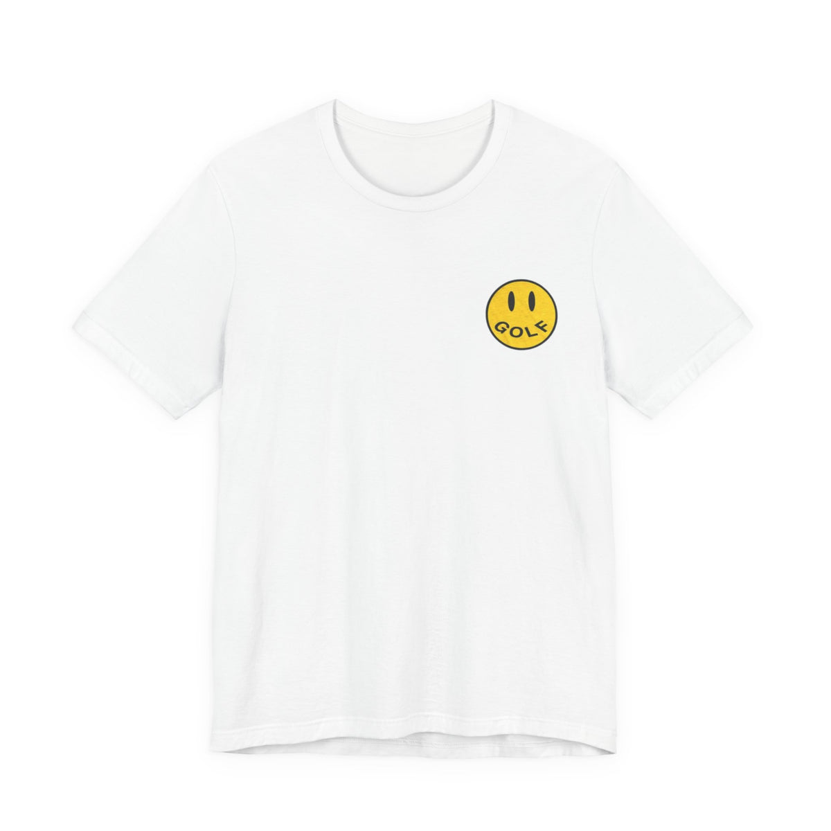 Golf Wang Smiley Face Tee, Unisex , White and black