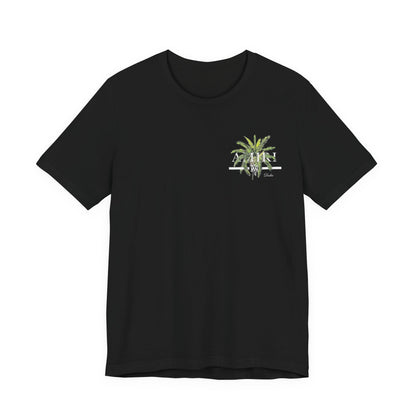 Amiri Sunset Palm Tee , Unisex , White and Black