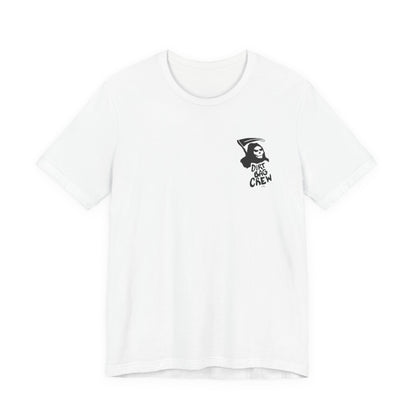 HUF Dirtbag Crew Tee , Unisex , Black and White