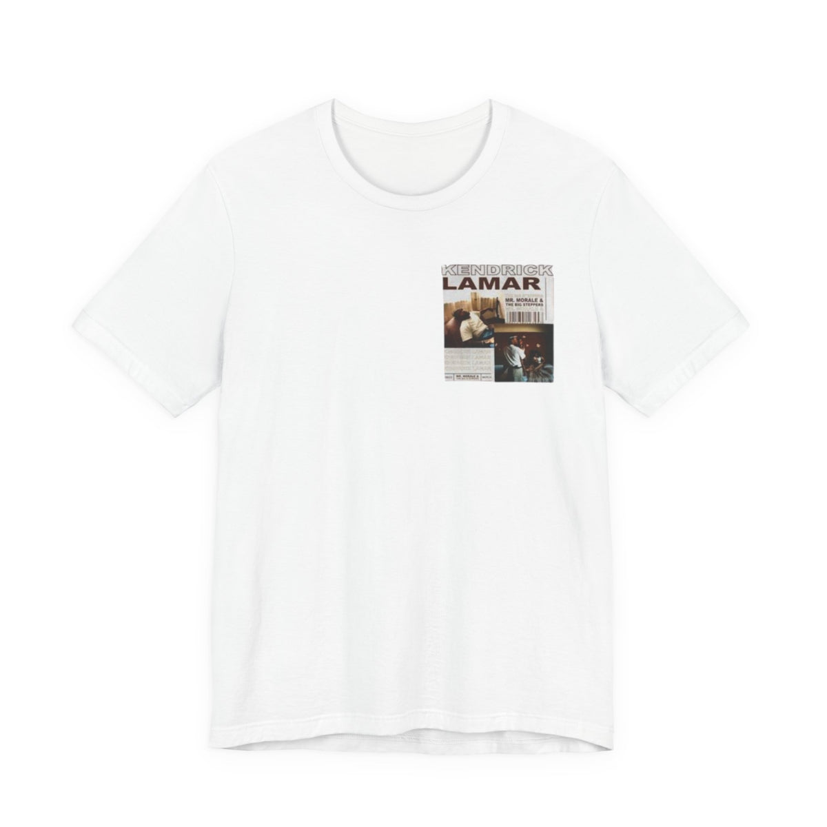 Kendrick Lamar Mr. Morale Tee, Unisex , White and black