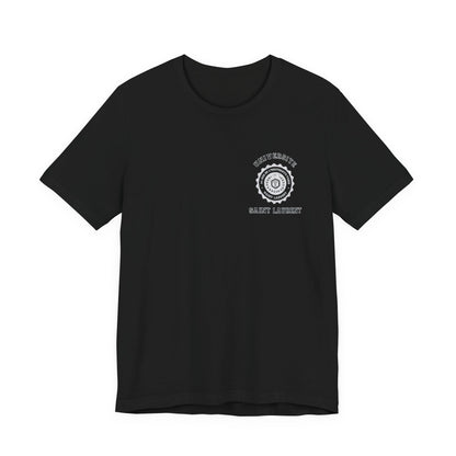 Saint Laurent University Tee , Unisex , White and Black