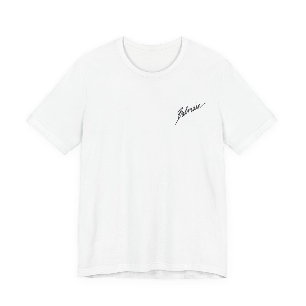Balmain Monogram Tee , Unisex , White and black