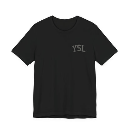 Saint Laurent Leopard Print Tee , Unisex , White and Black
