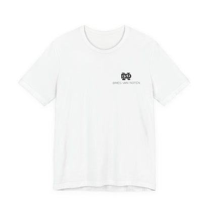 Dries Van Noten Floral Tee , Unisex , White and black