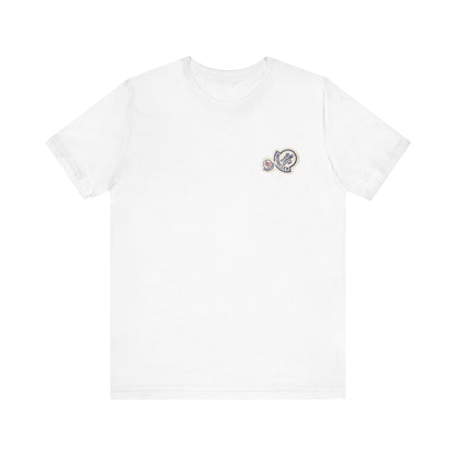 Moncler Contrast Patch Tee ,  Unisex , White and Black