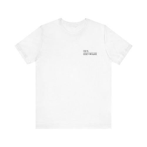 Issey Miyake Basic Logo Tee, Unisex , White and black