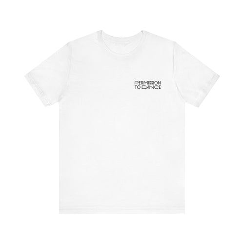 BTS x UN "Permission to Dance" Tee ,  Unisex , White and black