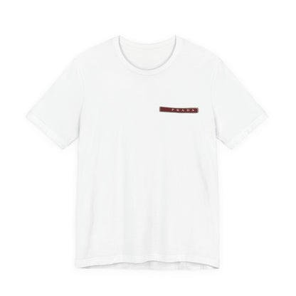 Prada Linea Rossa Tee ,  Unisex , Black and White