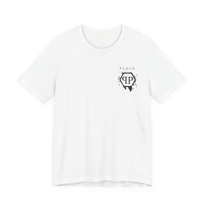 Philipp Plein Graffiti Logo Tee,  Unisex , White and black