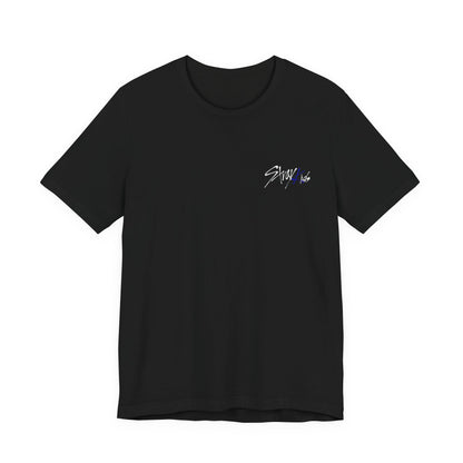 Stray Kids Thunderous Tee , Unisex , White and black