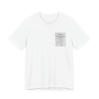 Maison Margiela Replica Tee ,  Unisex , White and Black