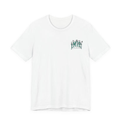 Amiri Sunset Palm Tee , Unisex , White and Black