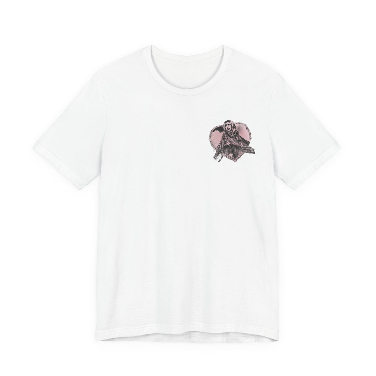 Pastel Music Era Graphic T-Shirt , unisex , white and black