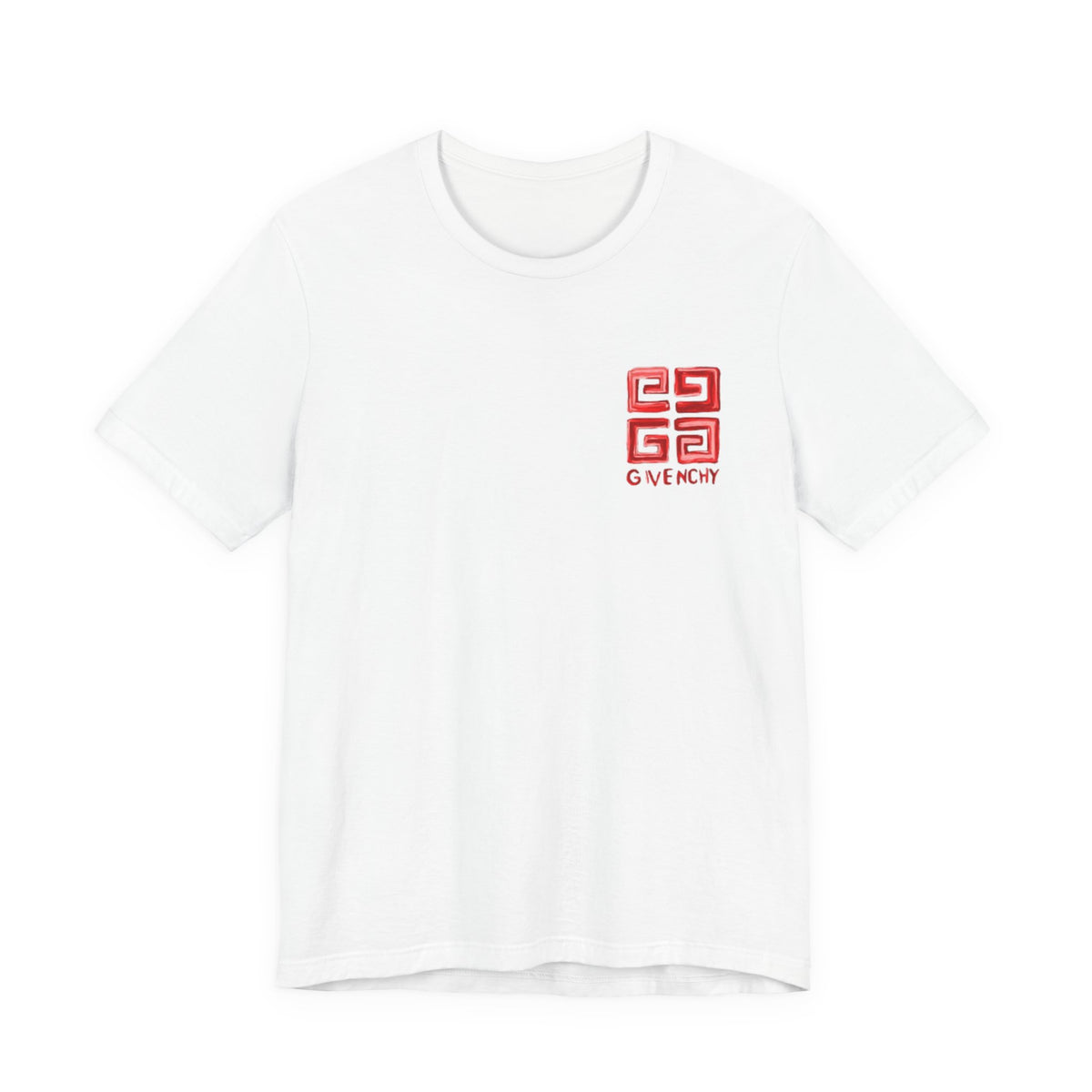 Givenchy 4G Logo Tee , Unisex , White and Black