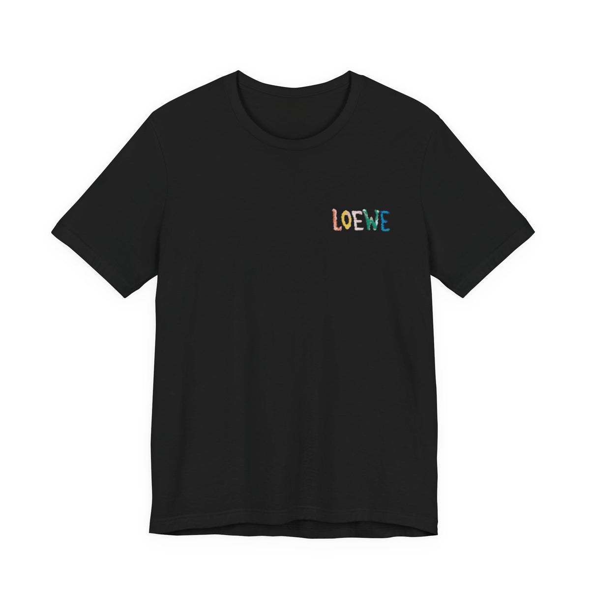 Loewe Art Print Tee , Unisex , white and black