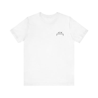 A-COLD-WALL* Bracket Tee ,  Unisex , White and Black