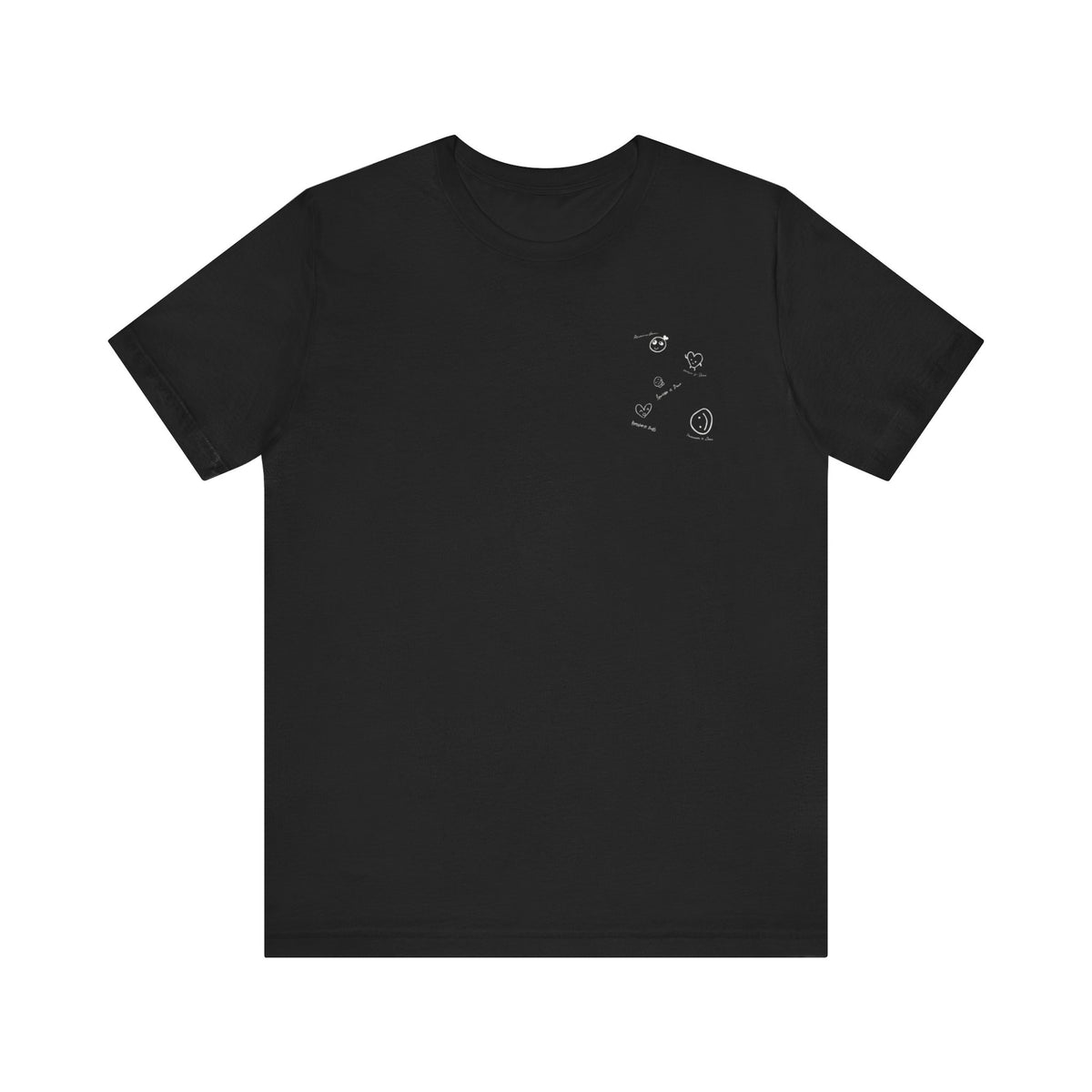 BTS x UN "Permission to Dance" Tee ,  Unisex , White and black