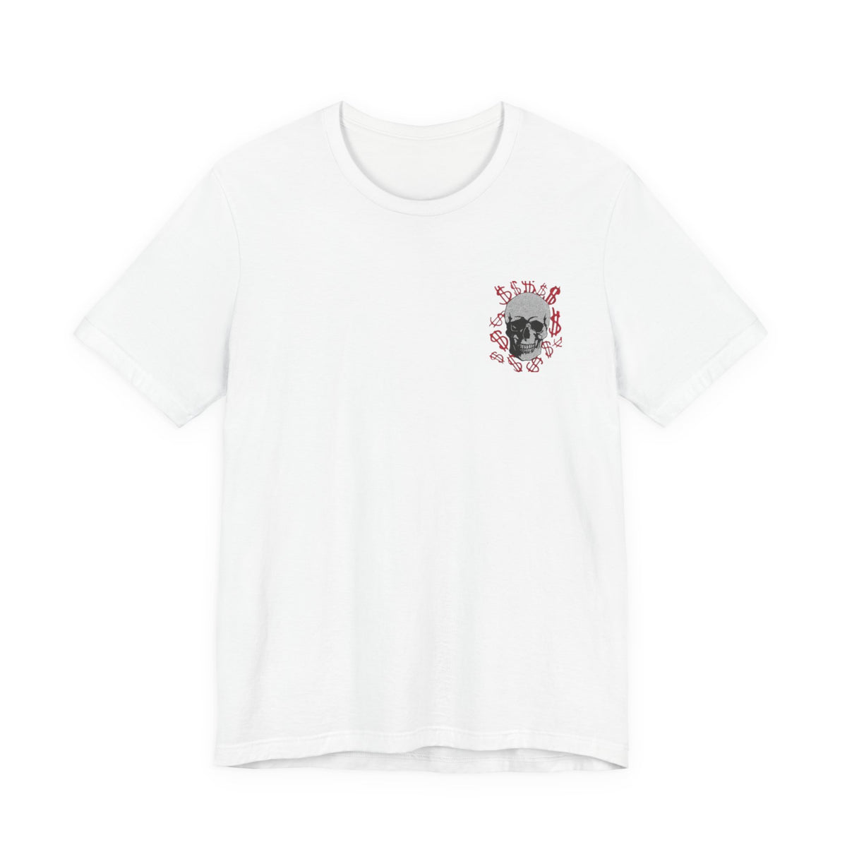 Philipp Plein Dollar Sign Tee , Unisex , White and black