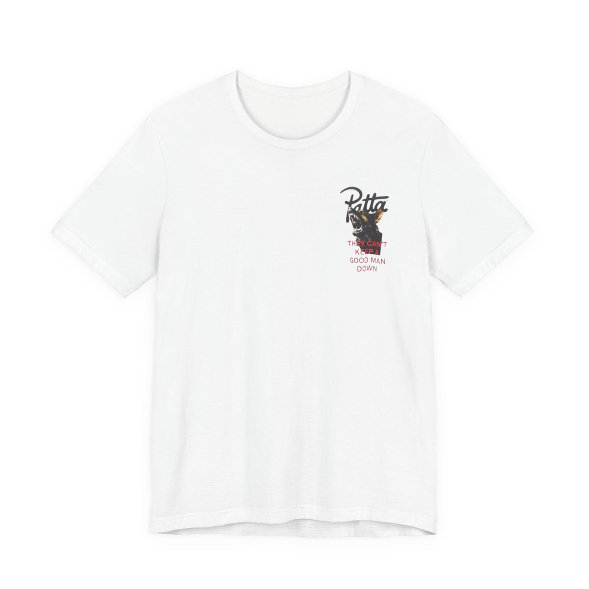 Patta Keep It Real Tee , Unisex , White and Black