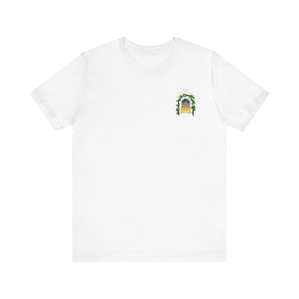 Casablanca x New Balance Tee ,  Unisex , White and Black
